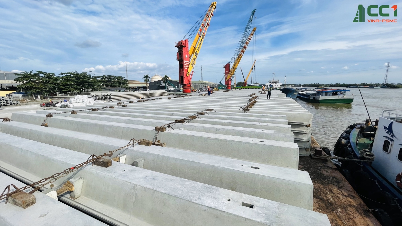 Cừ ván bê tông dự ứng lực SW600