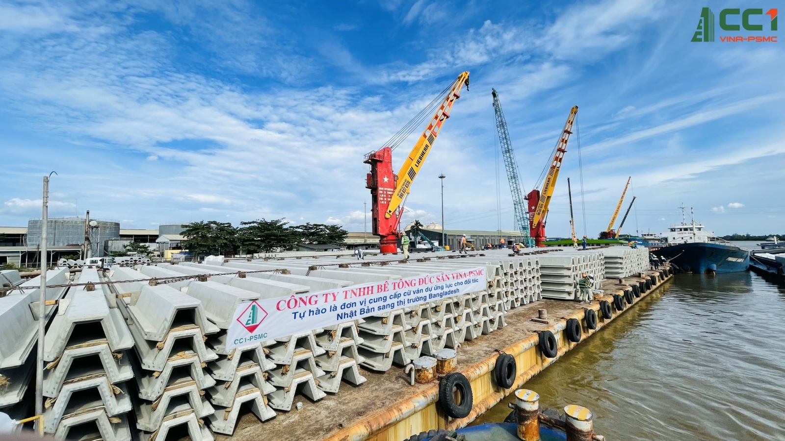 Cừ ván bê tông dự ứng lực SW600